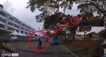 Hilang Kawal Semasa 'Menyelit', Tindakan Pelajar Sekolah Di Kuching Ini Undang Pelbagai Reaksi Netizen