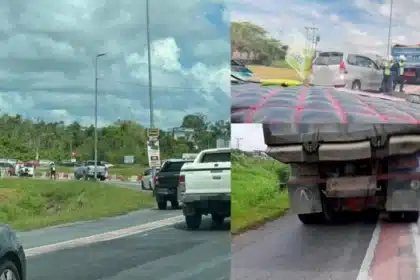Netizen Puji JPJ Sarawak Tahan Pemandu Guna Laluan Motosikal Di Samarahan