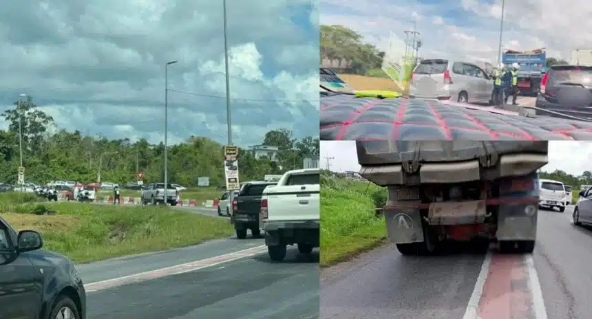 Netizen Puji JPJ Sarawak Tahan Pemandu Guna Laluan Motosikal Di Samarahan