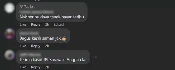 Netizen Puji JPJ Sarawak Tahan Pemandu Guna Laluan Motosikal Di Samarahan 11 Netizen Puji JPJ Sarawak Tahan Pemandu Guna Laluan Motosikal Di Samarahan