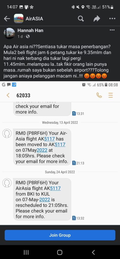 Terlalu Banyak Retimed, AirAsia Trending Di Media Sosial