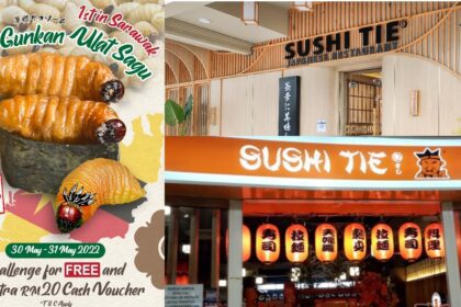 Sukakan Cabaran? Sushi Ulat Sagu Challenge, Anda Boleh Dapatkan Baucar RM20 Di Sushi Tie