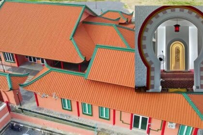 Tarikan Surau Al Hidayah Tab Cinaq, Surau Unik Dengan Seni Bina Cina Di Pujut Miri