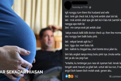 Netizen Luah Rasa Geram Wanita Mengandung Ditinggal Suami Di Klinik
