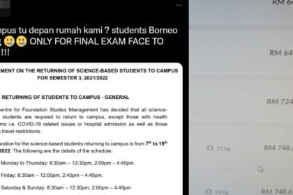 "Pelajar Borneo Menangis," Pelajar Universiti Bengang Perlu Balik Saat Akhir Hanya Untuk Peperiksaan
