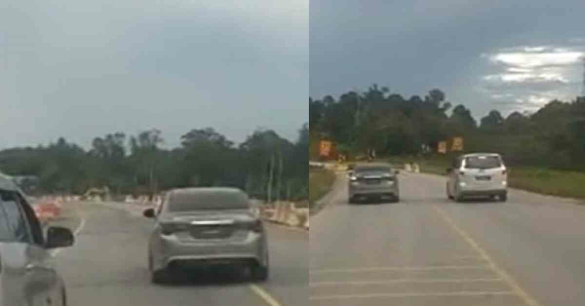 [VIDEO] Sengaja Perlahan dan Kejar Pengguna Lain, Netizen Rakam Kenderaan ‘Pembuli’ di Bintulu