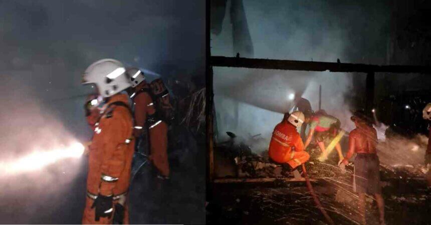 Kanak Kanak OKU Rentung Dalam Kebakaran Di Saratok