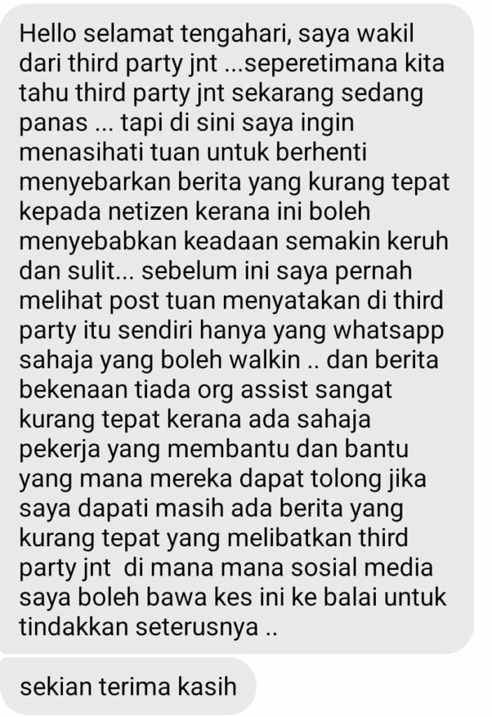 Parti Ketiga Keluarkan Amaran, Netizen Pula Berang Lihat Situasi Gudang J&T 301 Kuching Tidak Terurus