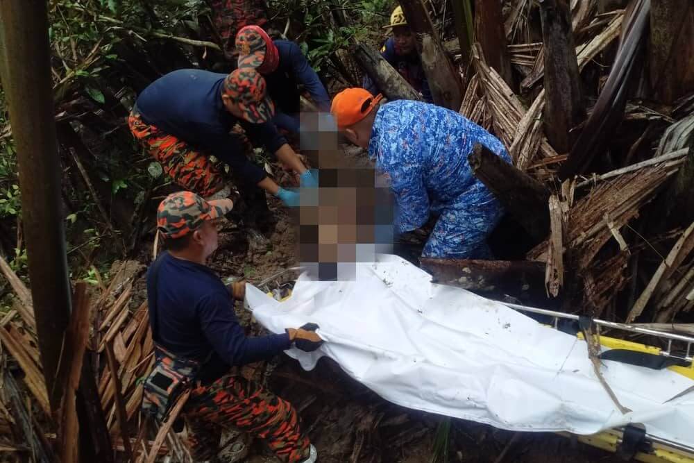 srk bp04052022 aa foundead p1 Dilaporkan Hilang Sejak Selasa Lalu, Seorang Lelaki Ditemui Mati Dalam Hutan Nipah