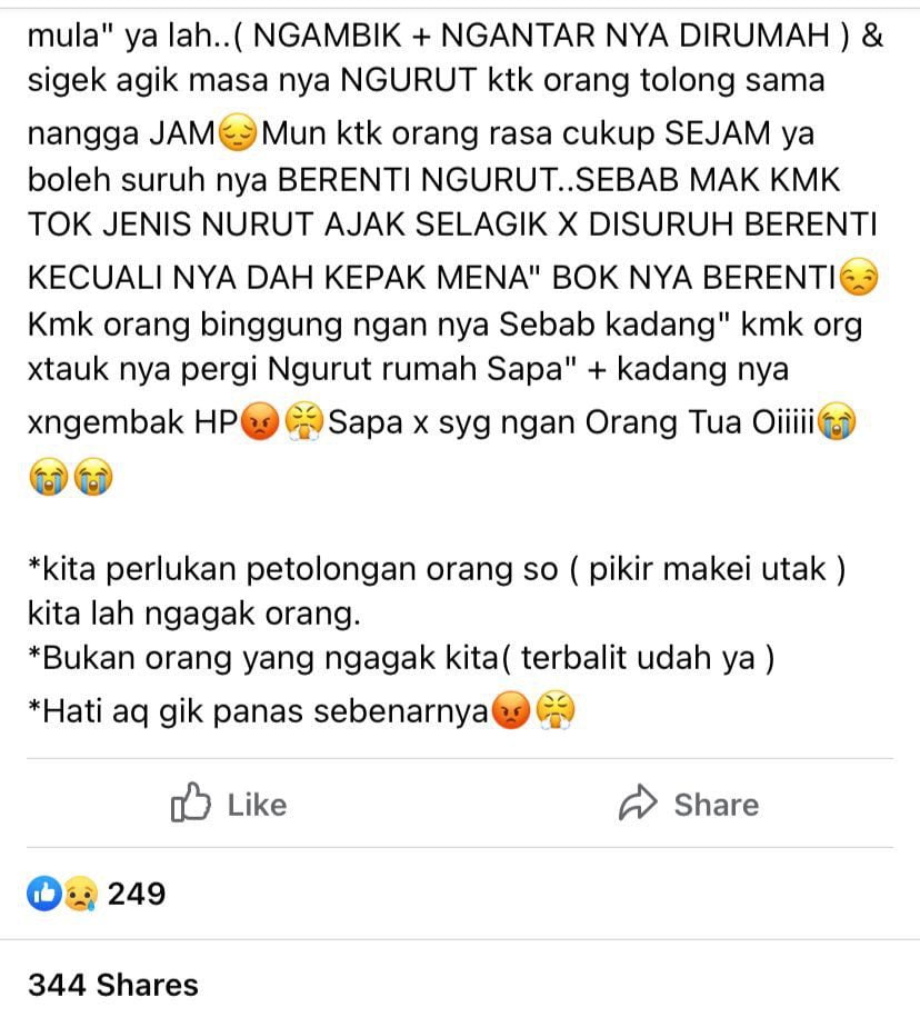Sanggup Berkhidmat Lewat Malam, Keluarga Tukang Urut Ini Terkilan Orang Tuanya Hanya Dibayar RM 5