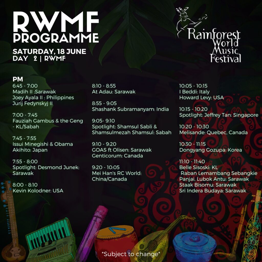 Dah Ready Untuk #RWMF2022? Festival Musik Terbesar Di Sarawak Bakal Berlangsung Pada Malam Ini!
