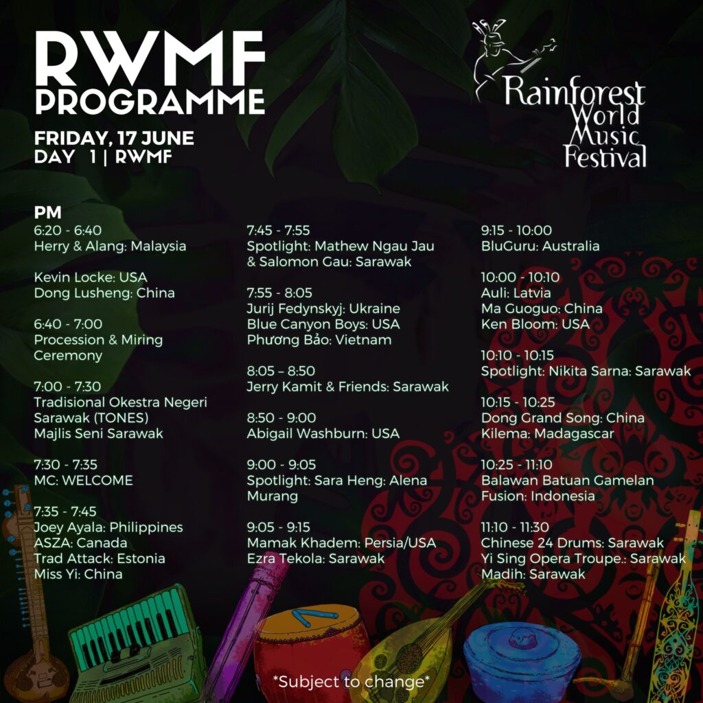 Dah Ready Untuk #RWMF2022? Festival Musik Terbesar Di Sarawak Bakal Berlangsung Pada Malam Ini!