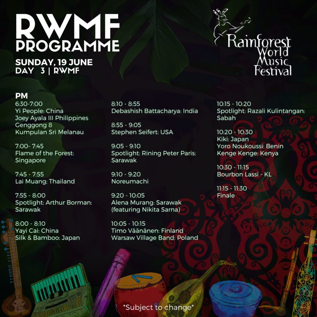 Dah Ready Untuk #RWMF2022? Festival Musik Terbesar Di Sarawak Bakal Berlangsung Pada Malam Ini!