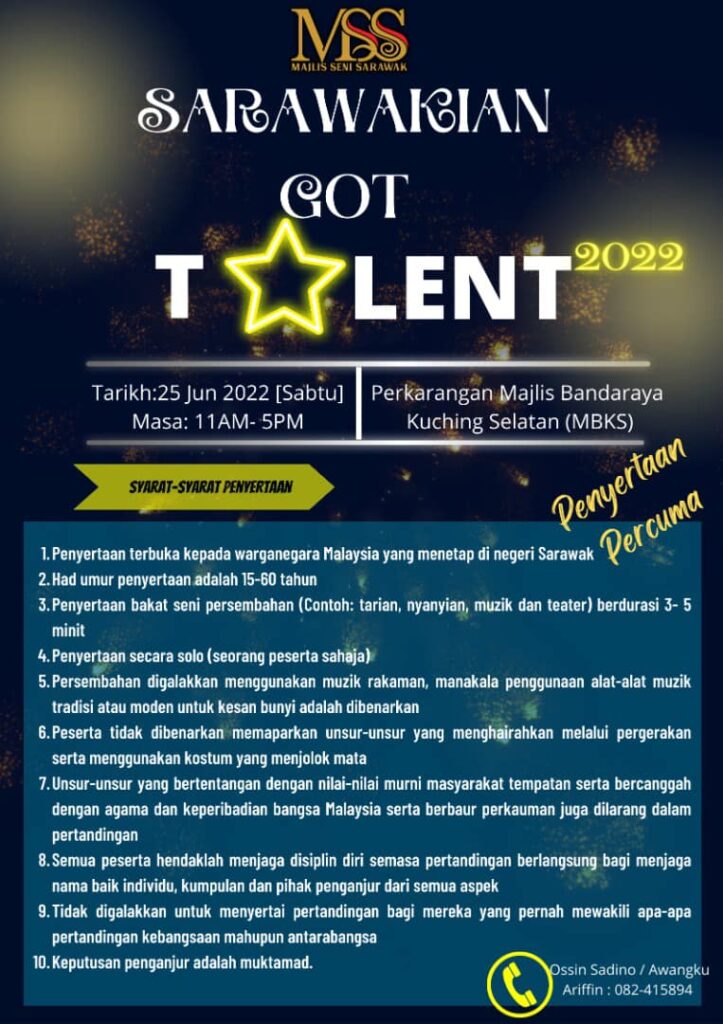Tonton Persembahan Artis Dayak Kegemaran Anda Sempena Bazaar Gawai 2022 Di MBKS
