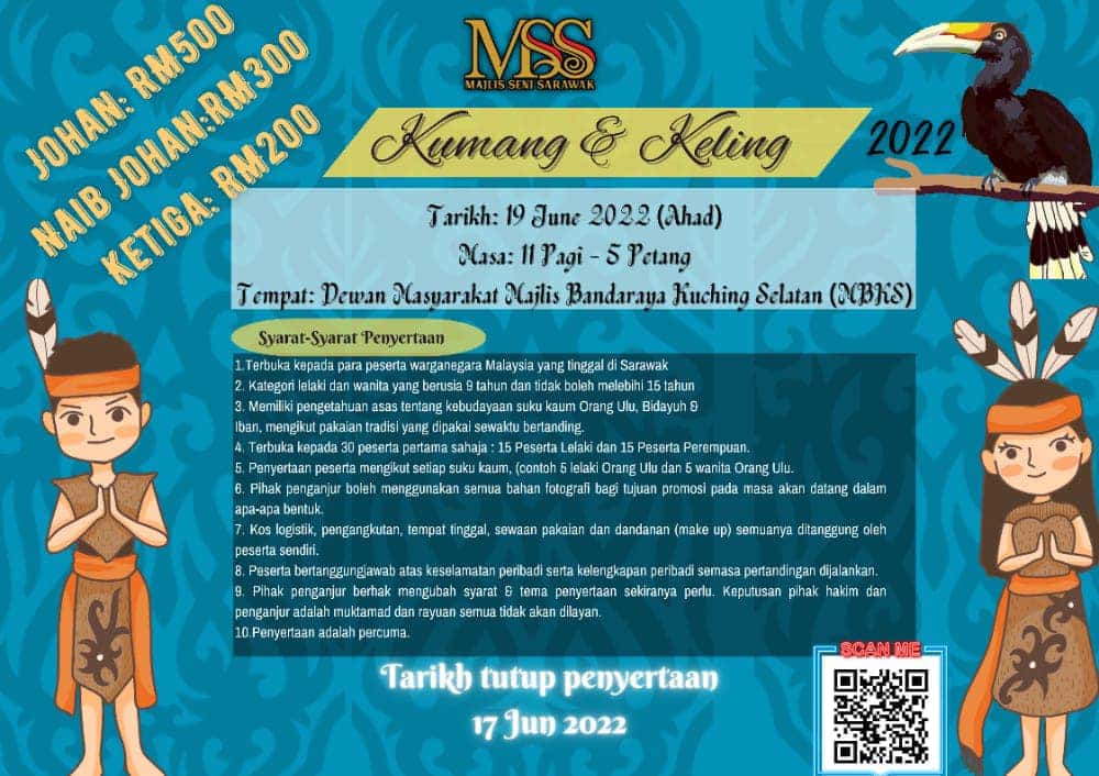 Tonton Persembahan Artis Dayak Kegemaran Anda Sempena Bazaar Gawai 2022 Di MBKS