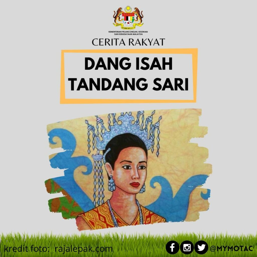 Legenda Sarawak Dang Isah Tandang Sari, Gadis Yang Jadi Mangsa Kecantikan Sendiri