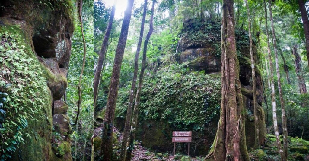 Mirip Wajah Manusia, Batu Panggah Di Borneo Highland Simpan Kisah Cinta Terlarang