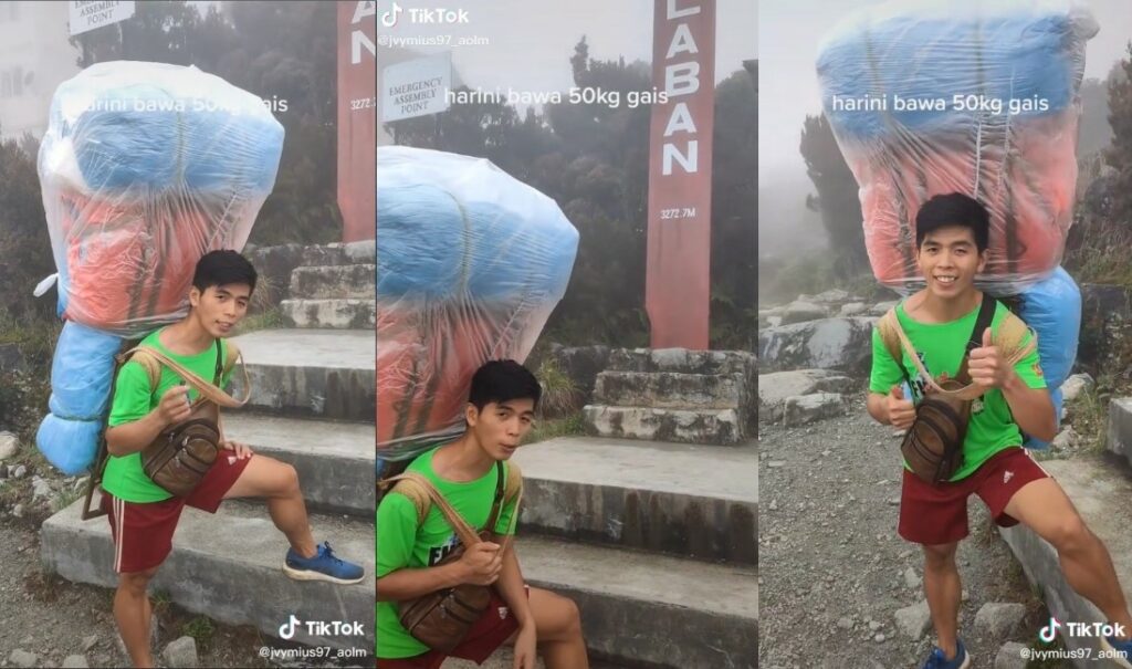 Netizen Luah Simpati Malim Gunung Hanya Dapat RM5 Per Kilo Pikul Barang Naik Gunung Kinabalu