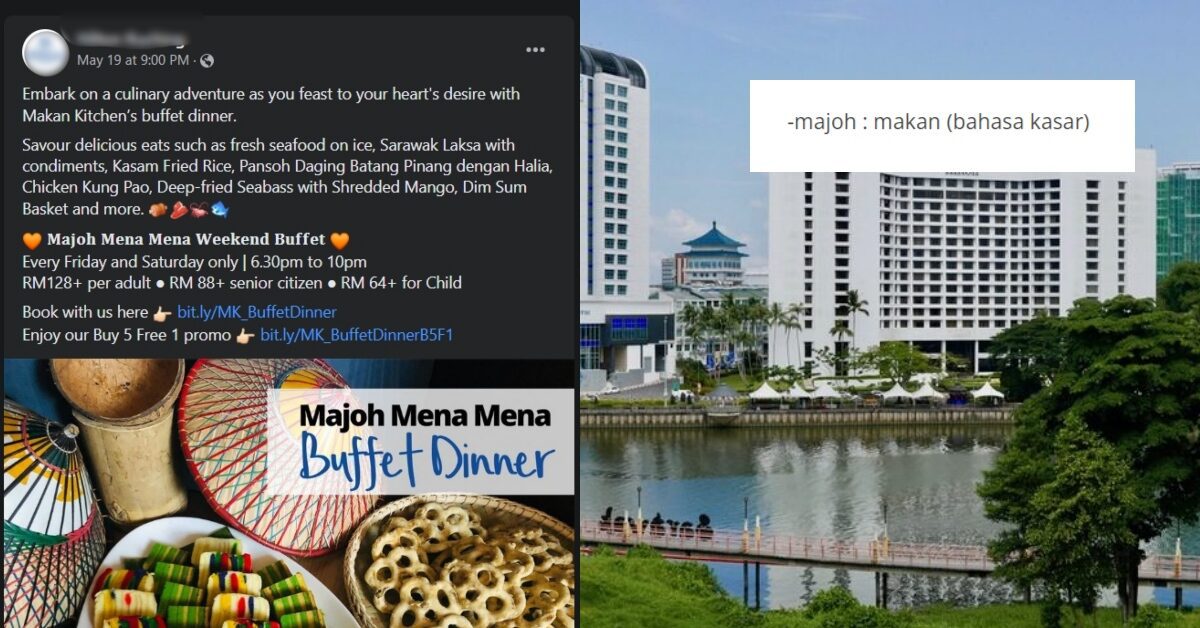 Dianggap Kasar, Netizen Kecam Penggunaan Kata 'Majoh' Dalam Iklan Hotel Di Kuching