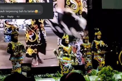 Langsung Tak Sama! Netizen Kecam Persembahan Kononnya Tarian Dayak Kenyah