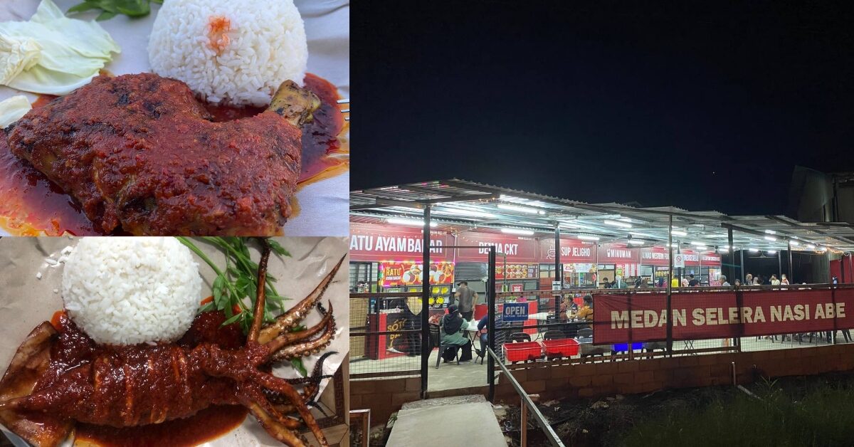 Macam-Macam Ada! Jom Singgah Medan Selera Nasi Abe Di Samarahan