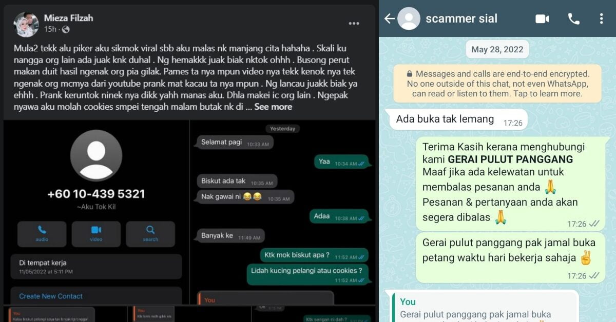 'Prank' Tak Kena Tempat, Bazir 25 Balang! Netizen Bengang Pelanggan Pesan Biskut Demi Konten Youtube