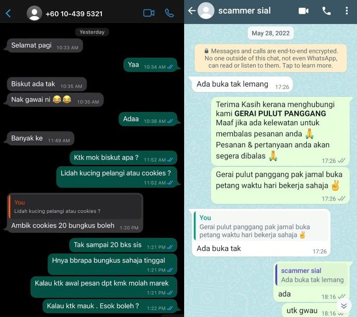 'Prank' Tak Kena Tempat, Bazir 25 Balang! Netizen Bengang Pelanggan Pesan Biskut Demi Konten Youtube