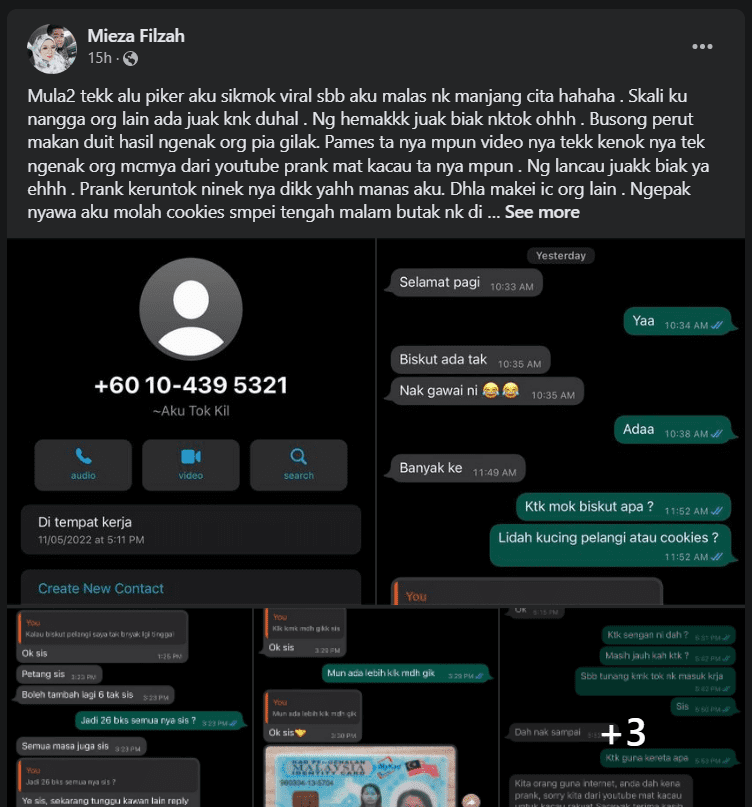 'Prank' Tak Kena Tempat, Bazir 25 Balang! Netizen Bengang Pelanggan Pesan Biskut Demi Konten Youtube