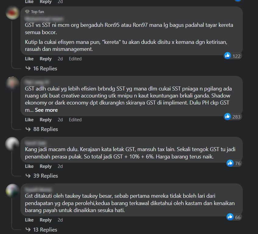 'Sudahla Barang Mahal, Mahu GST Pula', Netizen Bengang Kerajaan Mula Pertimbang Kembalikan GST