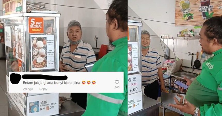 Yakin Cakap Cina Walaupun Pelik, Netizen Terhibur Dengan Grab Rider Dari Sarawak Ini