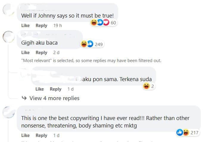Kreatif Reka Perbualan Amber Heard Dan Johny Depp Untuk Jual Kek Lapis Sarawak, Netizen Terhibur!