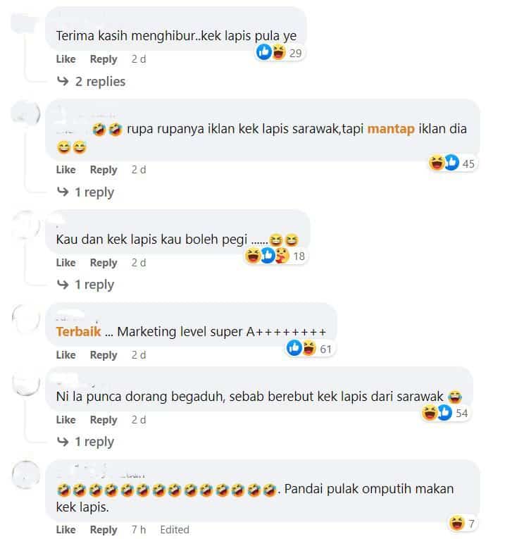 Kreatif Reka Perbualan Amber Heard Dan Johny Depp Untuk Jual Kek Lapis Sarawak, Netizen Terhibur!