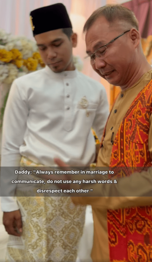 Tular Detik Sebak Bapa Mertua Iban Beri Pesanan Atas Pelamin Meski Kini Berbeza Agama
