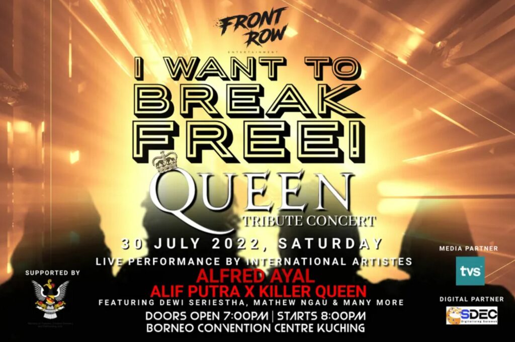 Ada Persembahan Artis Antarabangasa, Mari Meriahkan Konsert Tribute Queen Di BCCK 30 Julai Ini
