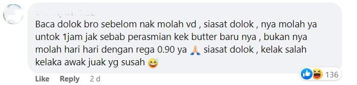 Tak Puas Hati Dengan Peniaga Jual Kek 90 Sen, 'Influencer' Sarawak Ini Ditegur Netizen