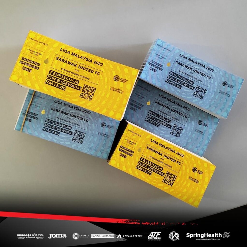Pertembungan Epik Sarawak United vs JDT, Tiket Fizikal Di Stadium Negeri Sarawak Dijual Esok