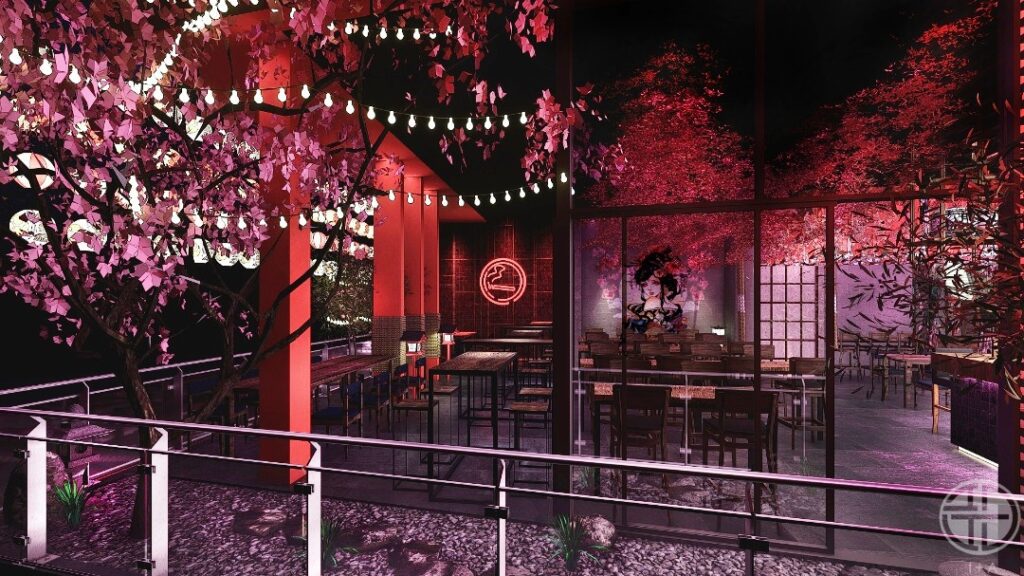 Rooftop Bar Gaya Jepun Pertama Di Kuching Bakal Dibuka Ogos Ini
