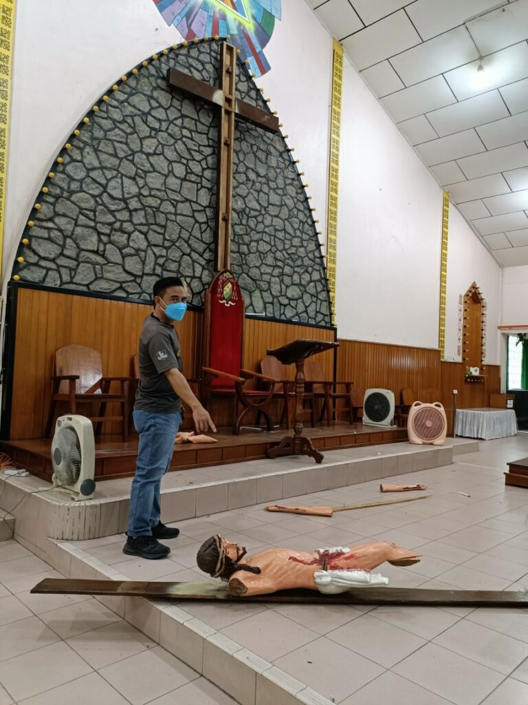 Individu Rosakkan Patung Dan Salib Gereja Keningau Berjaya Ditahan, Negatif Saringan Dadah
