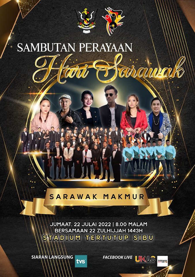 2 Tahun Disambut Secara Hibrid, Sambutan Hari Sarawak Bakal Diadakan Di Sibu 22 Julai Ini