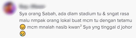 Gara-Gara JDT Gol Saat Akhir, Penyokong Sabah FC Koyak Sampai Pijak Bendera