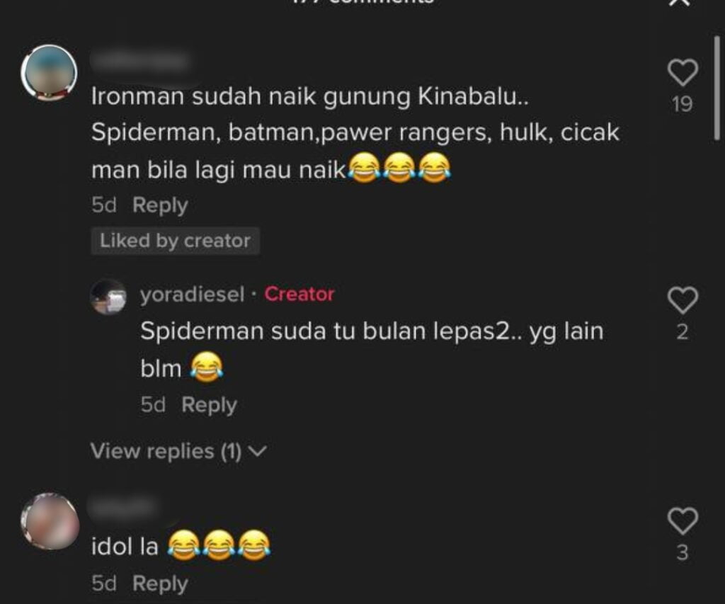 Iron Man Buat Kemunculan Di Sabah, Berjaya Tawan Puncak Gunung Kinabalu