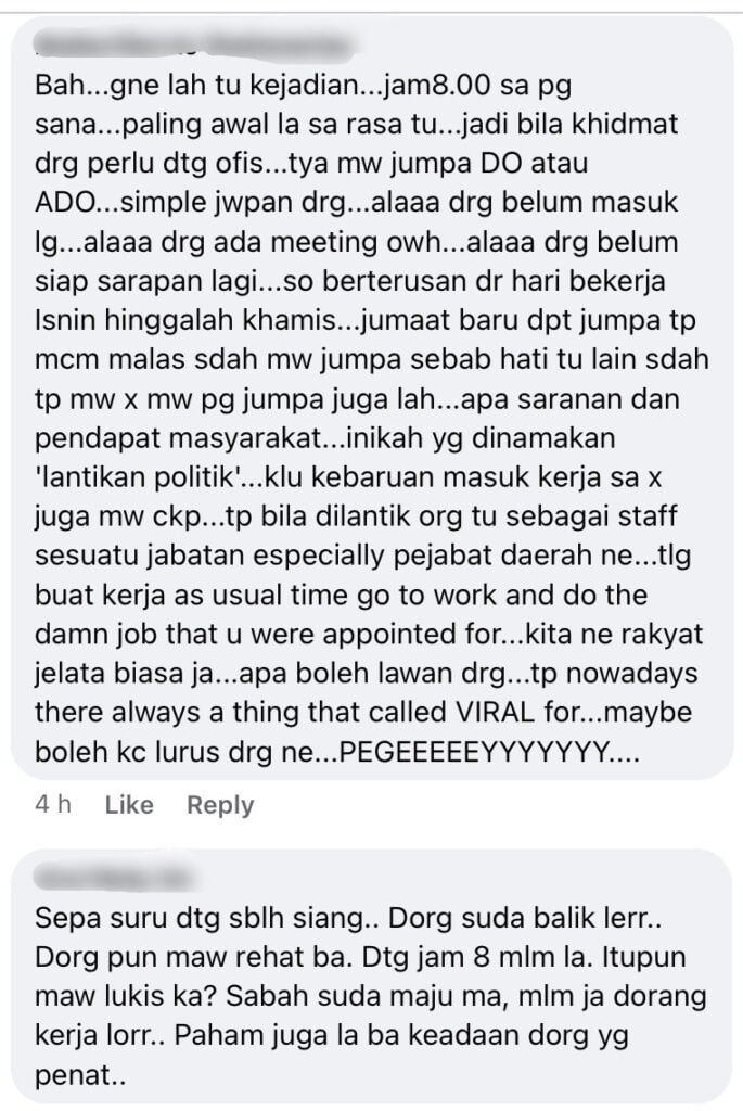 Bukti Jam Tangan, Pejabat Kerajaan Tidak Beroperasi “On Time” Cetus Kecaman Netizen