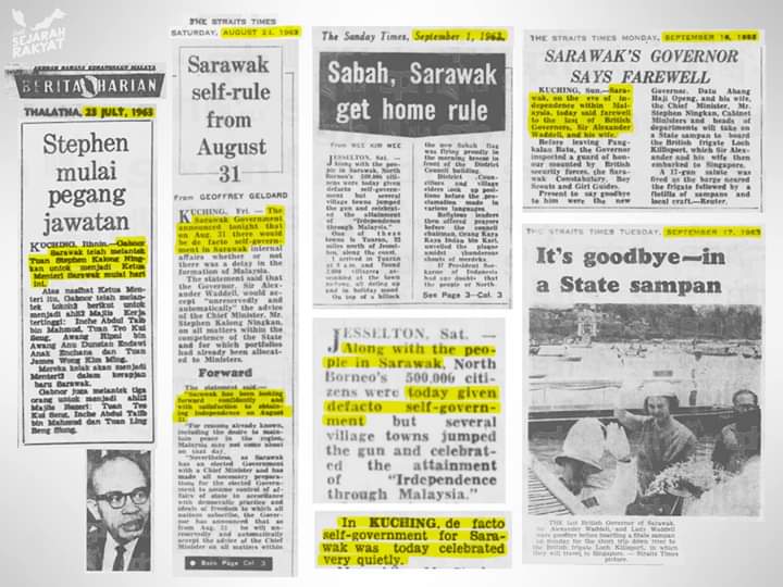 Ini 5 Perkara Besar Yang Berlaku Di Sarawak Pada 22 Julai 1963