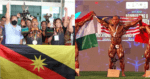 Jaguh Bina Badan Sarawak Rangkul 2 Pingat Emas di Maldives