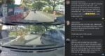Jalan Mengelirukan, Kenderaan Hampir Bergesel Sempat Dirakam Netizen Di Kuching