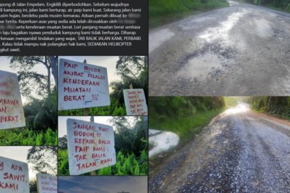 Jalan Rosak Paip Bocor, Bencana Buatan Manusia Ini Buat Penduduk Daerah Lubok Antu Merana
