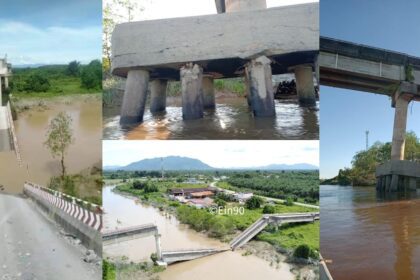 Jambatan Gabungkan Ladang Sawit Dengan Gedong Runtuh
