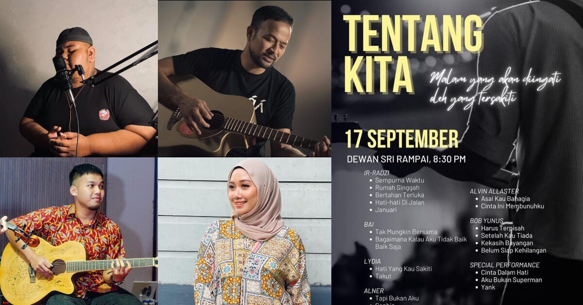 Jom Sendu Bersama, Konsert Tentang Kita Ini Bakal Diadakan Bulan September Ini