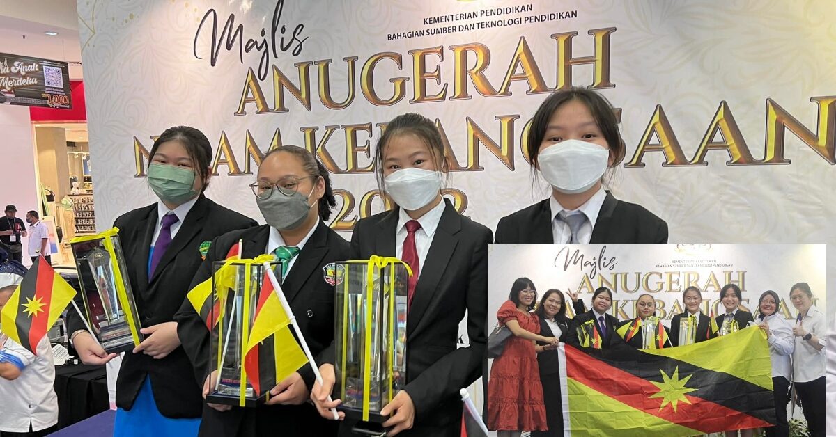 Kategori Pasukan Inggeris, 4 Pelajar Sarawak Ini Mendapat Anugerah Kebangsaan NILAM 2022