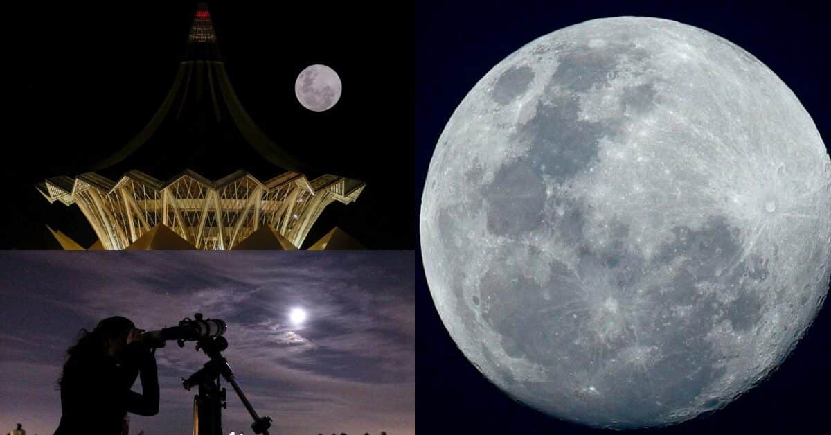 Kelihatan Lebih Besar Dan Lebih Terang, Jom Saksikan Fenomena 'Supermoon' Petang Ini!
